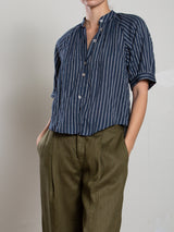 Connie Shirt in Heritage Dobby - Ink