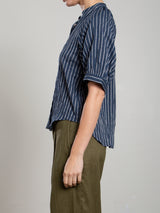Connie Shirt in Heritage Dobby - Ink