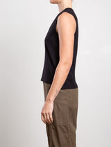 Dev Tank in Supima Slub - Black