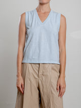 Dev Tank in Supima Slub - Sky