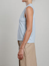 Dev Tank in Supima Slub - Sky