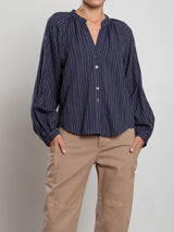 Anita Shirt in Vienna Stripe - Ink