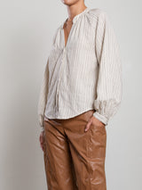 Anita Shirt in Vienna Stripe - Natural