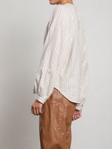 Anita Shirt in Vienna Stripe - Natural