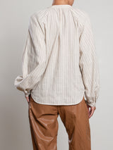 Anita Shirt in Vienna Stripe - Natural