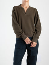 Roman Sweatshirt in French Terry - Moss