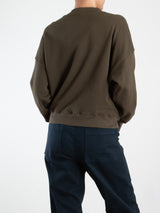 Roman Sweatshirt in French Terry - Moss