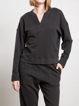 Roman Sweatshirt in French Terry - Vintage Black