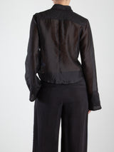 Monty Shirt in Gossamer - Black