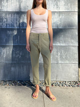 Frankie Utility Pant in Paperweight Cotton - Camp