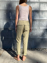 Frankie Utility Pant in Paperweight Cotton - Camp