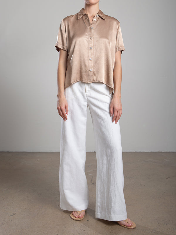 Hepburn Pant in Canyon Twill - Bone