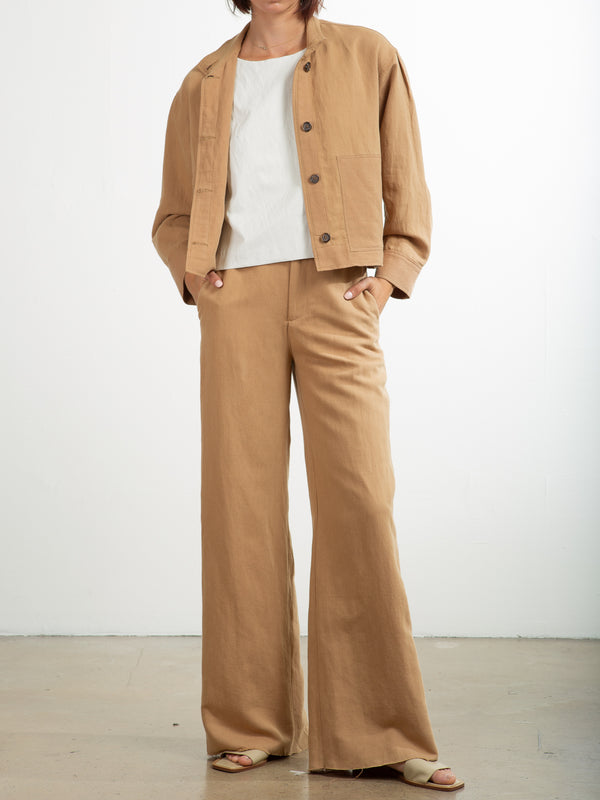 Hepburn Pant in Canyon Twill - Teak