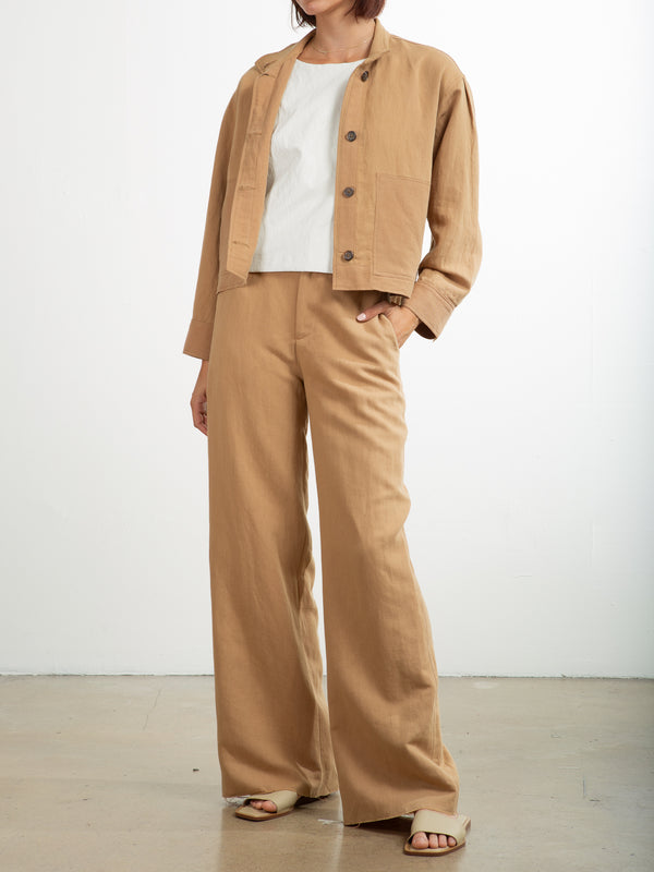 Hepburn Pant in Canyon Twill - Teak