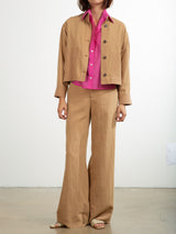 Hepburn Pant in Canyon Twill - Teak