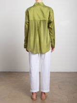 Claire Pant in Paperweight Cotton - White