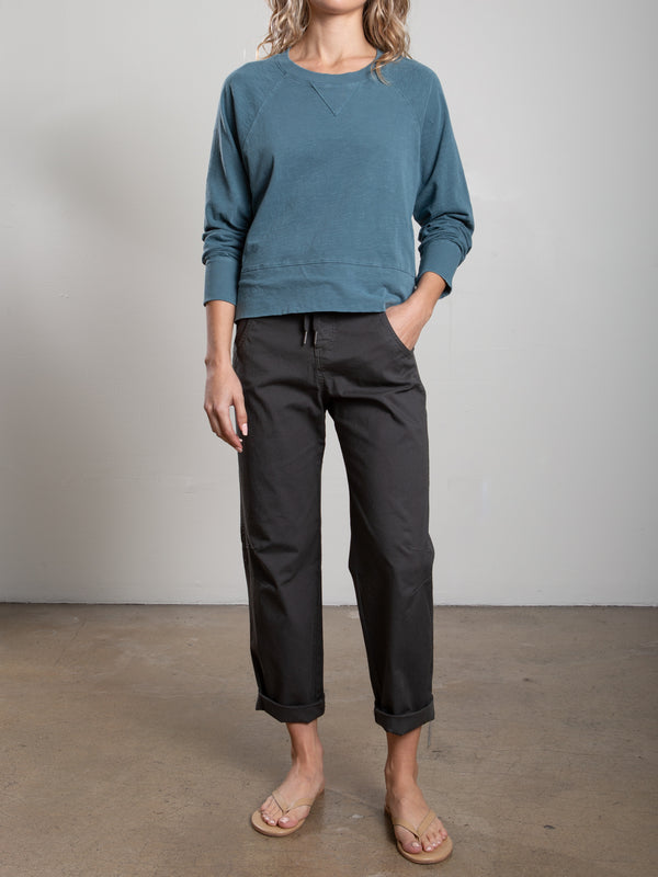 Claire Pant in Stretch Twill - Lava