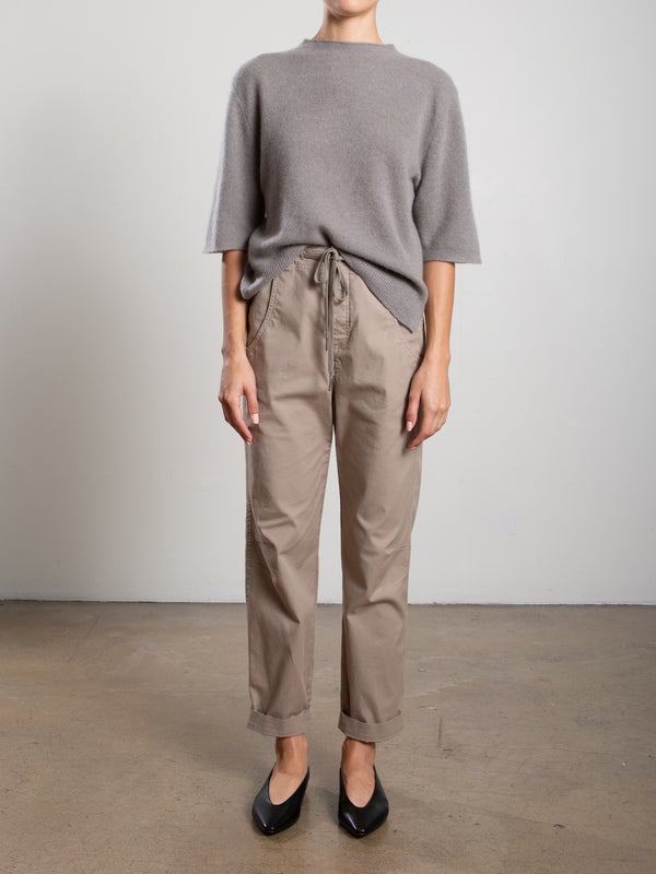Claire Pant in Stretch Twill - Sahara