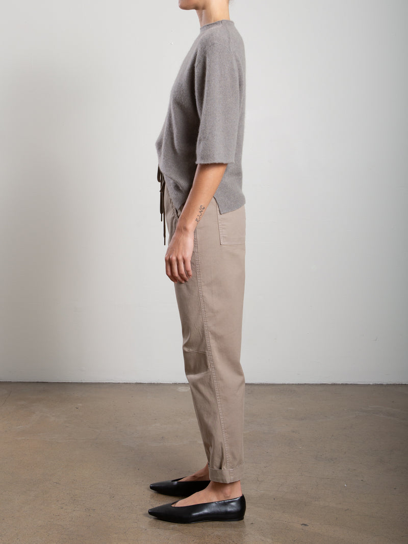 Claire Pant in Stretch Twill - Sahara