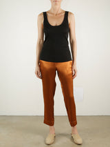 Ainsley Pant in Vintage Satin - Copper