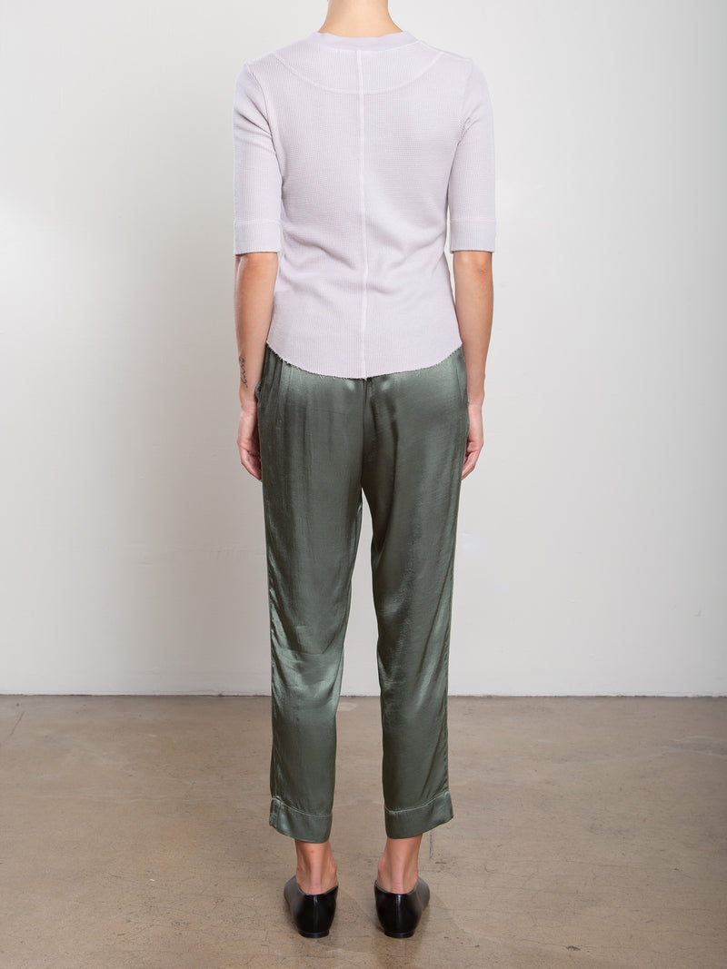 Ainsley Pant in Vintage Satin - Nori