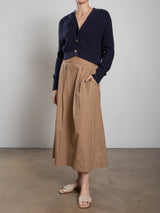 Cody Skirt in Cotton Tencel - Chai