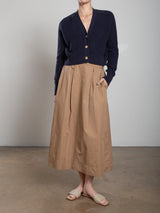 Cody Skirt in Cotton Tencel - Chai