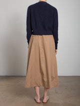 Cody Skirt in Cotton Tencel - Chai