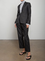 Andy Pant in Cambridge Flannel - Charcoal