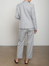 Andy Pant in Cambridge Flannel - Shadow