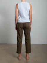 Andy Pant in Washed Canvas - Army