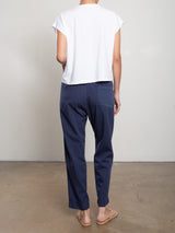 Andy Pant in Washed Canvas - Blueberry