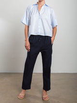 Andy Pant in Washed Canvas - Midnight
