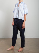 Andy Pant in Washed Canvas - Midnight
