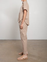 Andy Pant in Paperweight Cotton - Putty