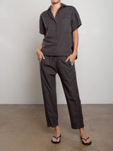 Andy Pant in Paperweight Cotton - Vintage Black