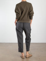 Torrance Pant in Washed Canvas - Vintage Black