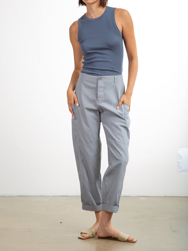 Torrance Pant in Paperweight Cotton - Slate