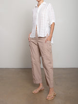 Torrance Pant in Paperweight Cotton - Sesame
