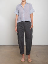 Torrance Pant in Paperweight Cotton - Vintage Black