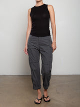 Torrance Pant in Paperweight Cotton - Vintage Black