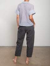 Torrance Pant in Paperweight Cotton - Vintage Black