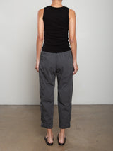 Torrance Pant in Paperweight Cotton - Vintage Black