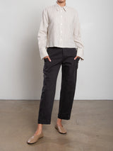 Torrance Pant in Tencel Twill - Ash