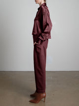 Torrance Pant in Tencel Twill - Bittersweet