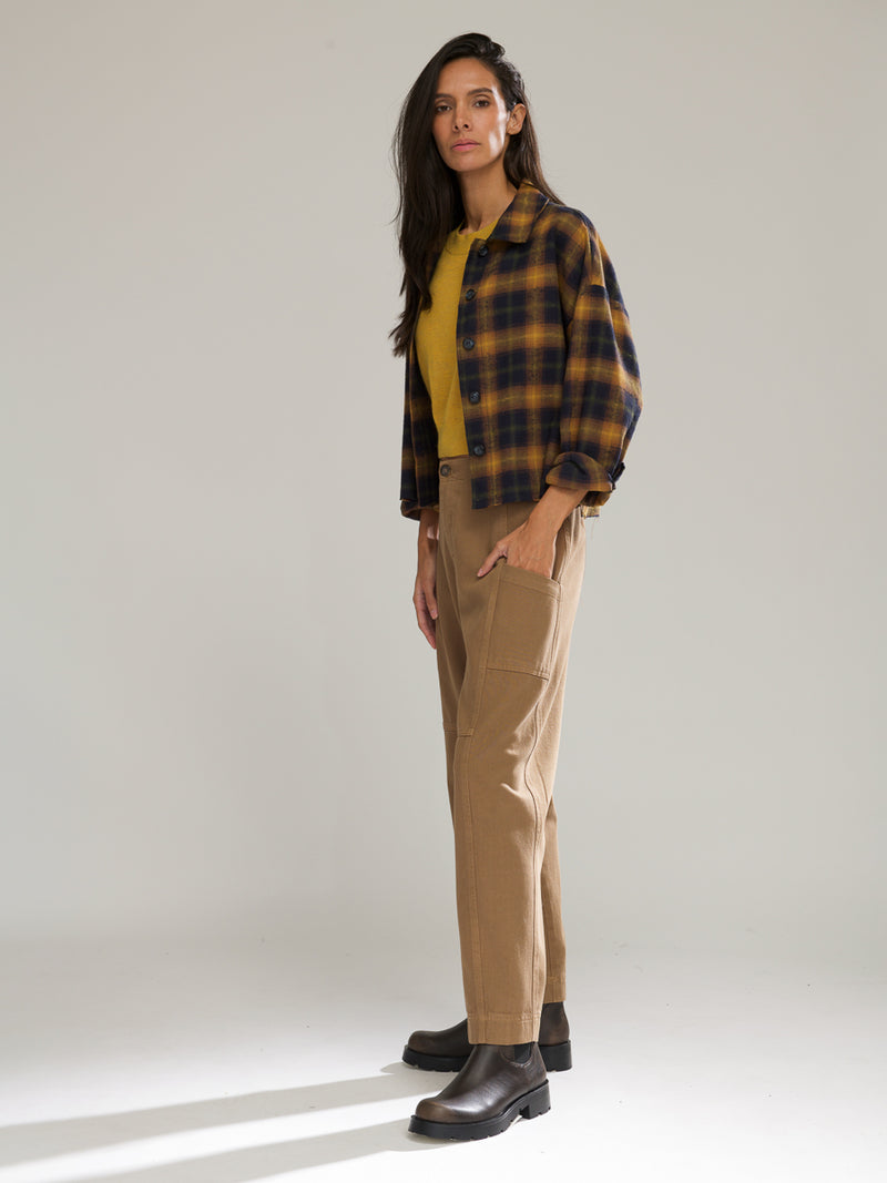 Torrance Pant in Tencel Twill - Terrain