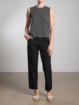 Ellis Pant in Paperweight Cotton - Black