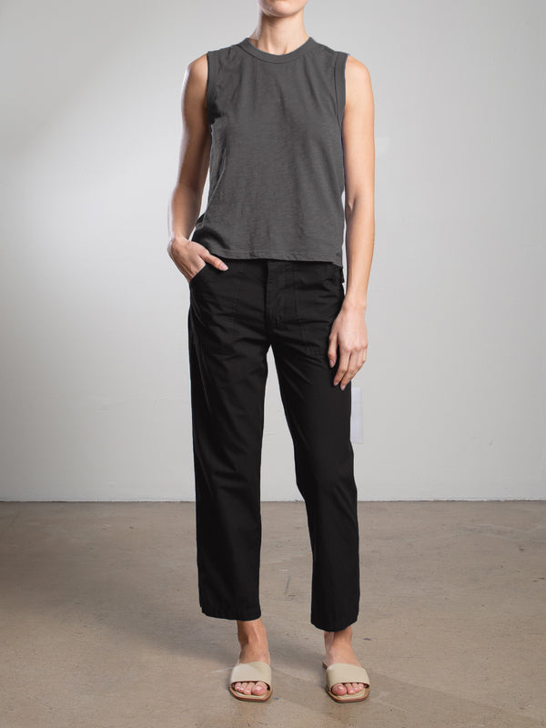 Ellis Pant in Paperweight Cotton - Black