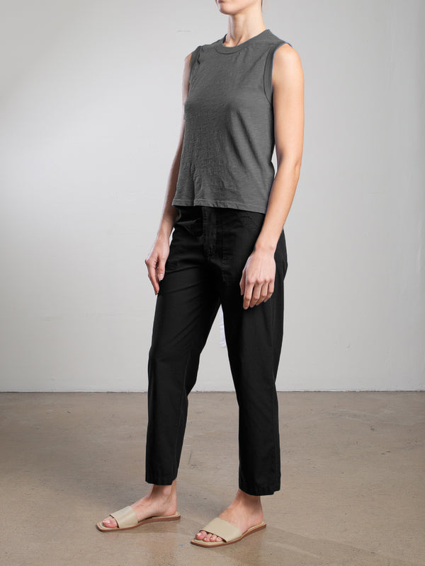 Ellis Pant in Paperweight Cotton - Black