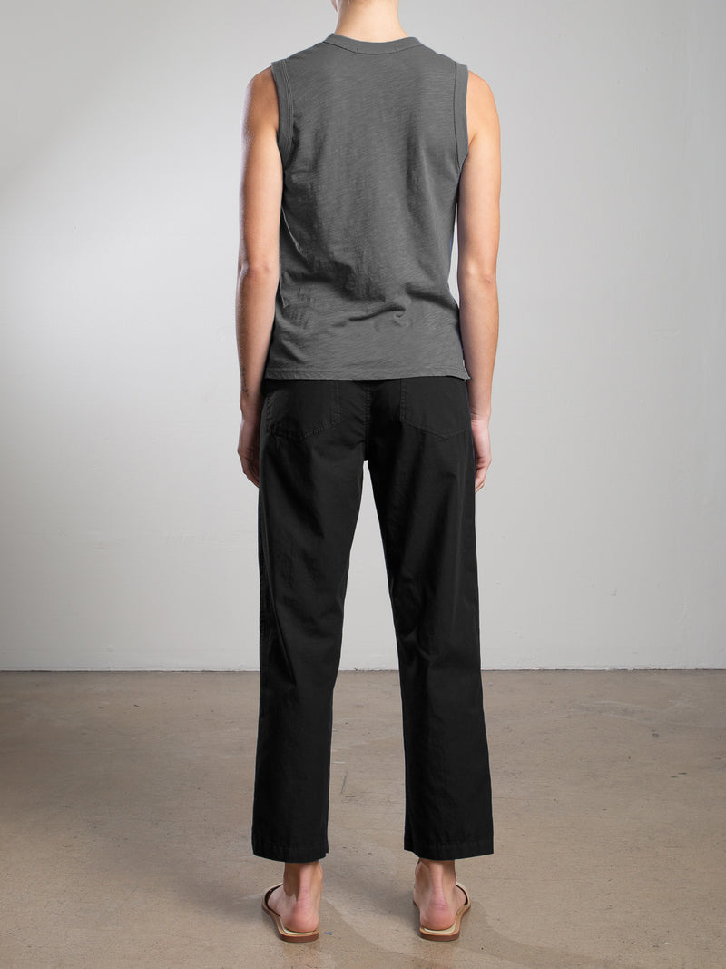 Ellis Pant in Paperweight Cotton - Black